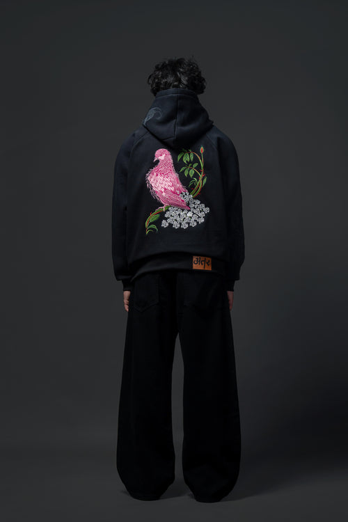 Floral Bird Hoodie