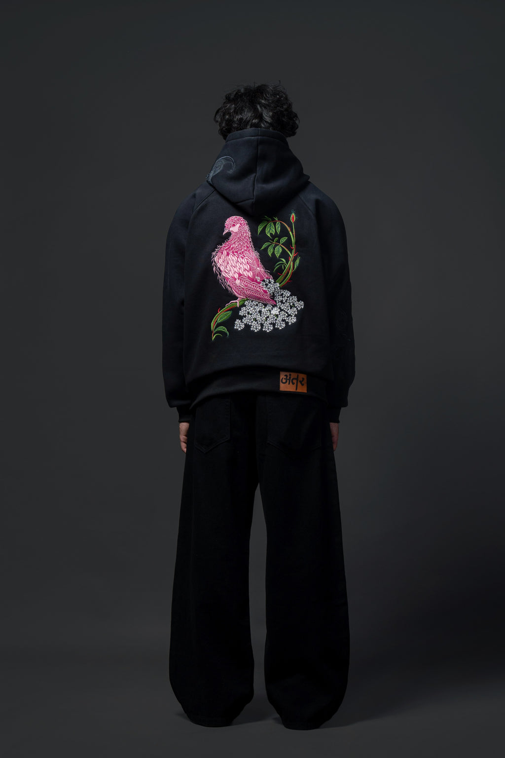Floral Bird Hoodie